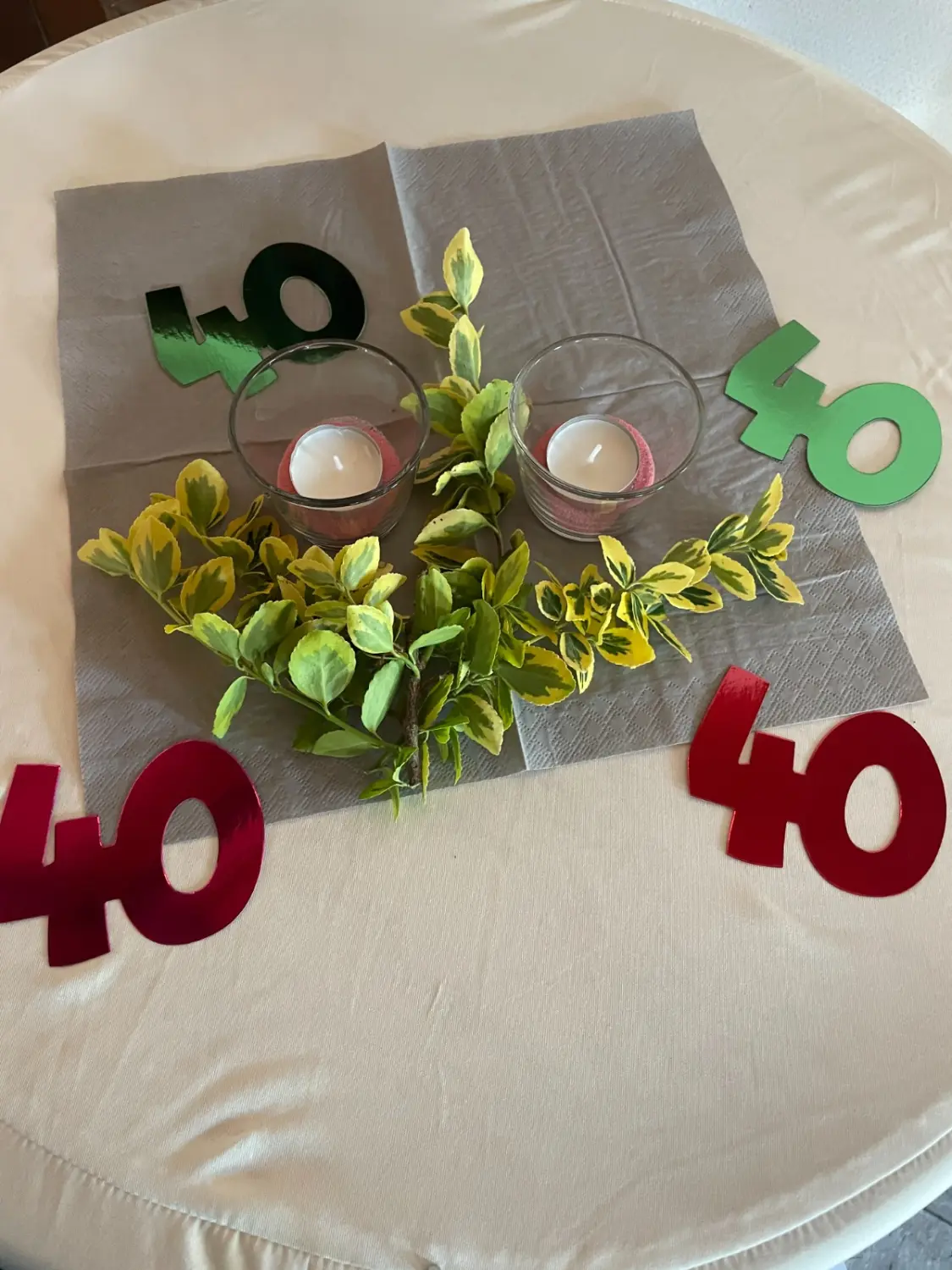 Geburtstagstorte Topper 40